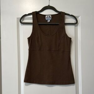Olive Green Fitted Tank Top Future Collective